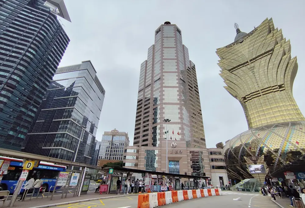 Bank of China building in Macau