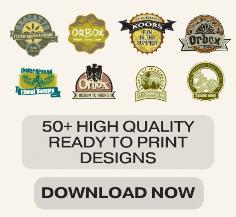High Quality 50+ Vintage and retro style T-shirt Designs
