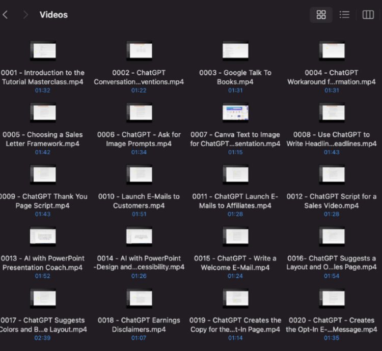 20 ChatGPT Masterclass Videos to Boost Your AI Skills