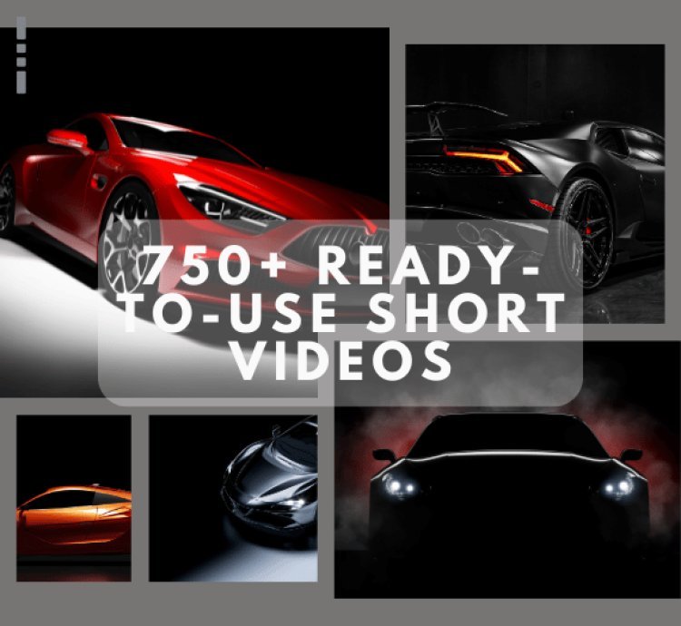 750 Videos Luxury car video clips for TikTok, Instagram, Shorts
