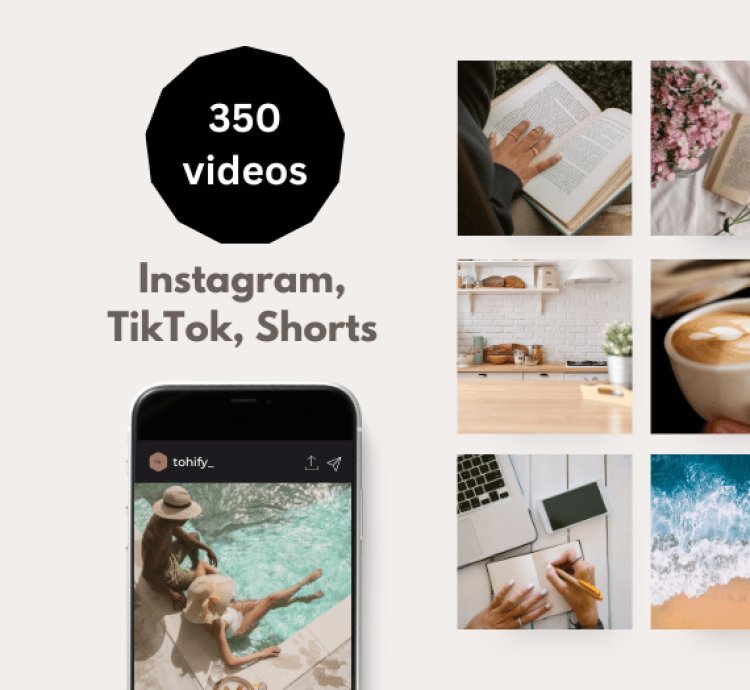 350 Social Media Chill, Work, Coffee, Flowers Ready Made Videos