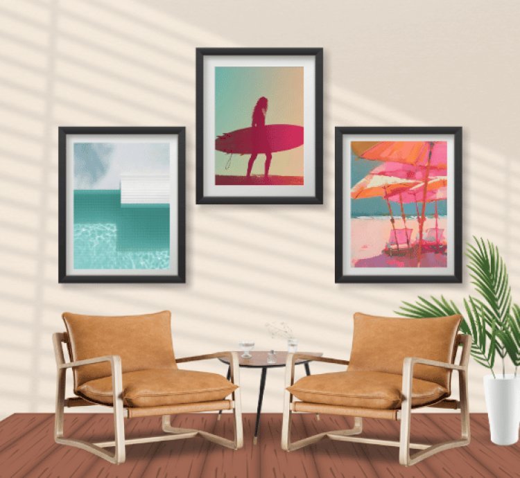 135 High-Resolution Beach Wall Art Prints for Home Decoration