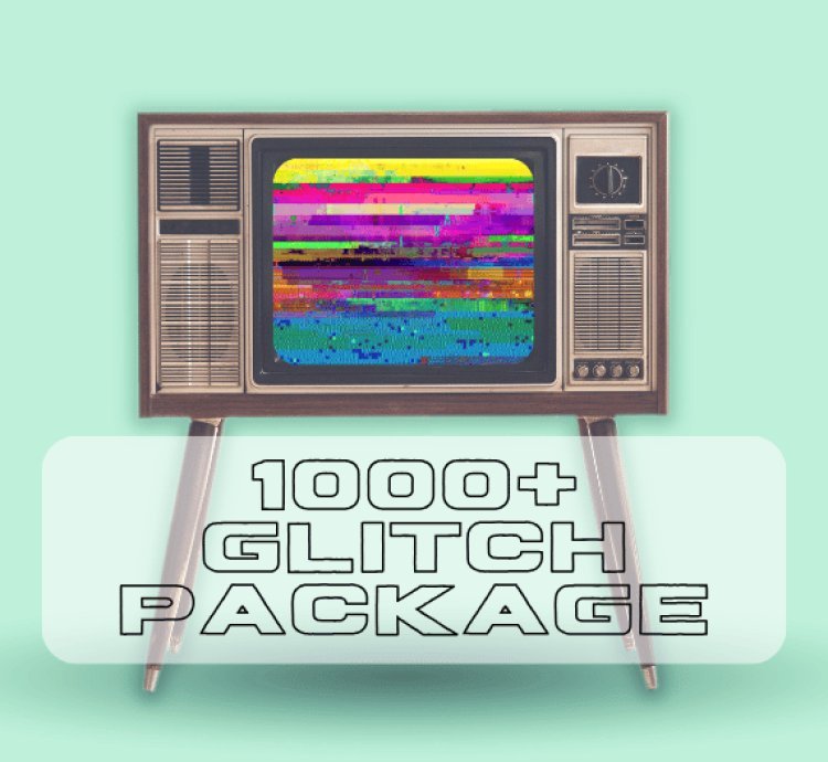 1000+ Glitch Effect Video Loops
