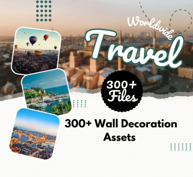 300+ High-Res Travel Prints | Transform Your Walls Into a World Tour