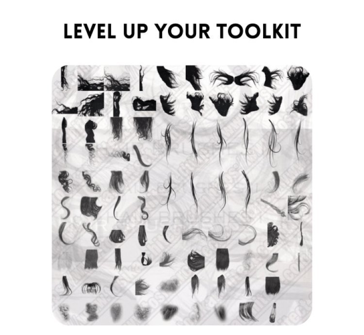 20+ Premium Photoshop Brushes for Digital Art | ABR File Bundle