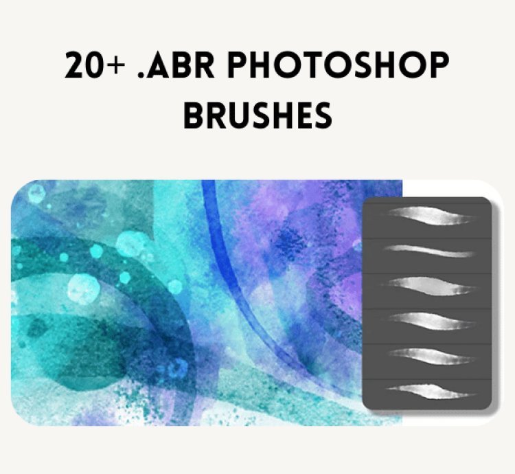 20+ Premium Photoshop Brushes for Digital Art | ABR File Bundle