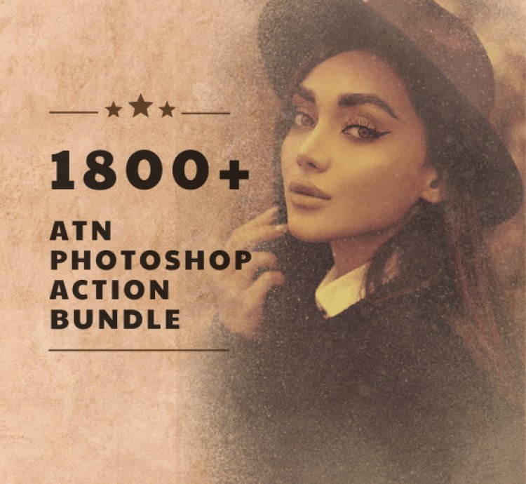 1800+ Premium Photoshop Actions (ATN) | Complete Bundle for Photographers & Designers