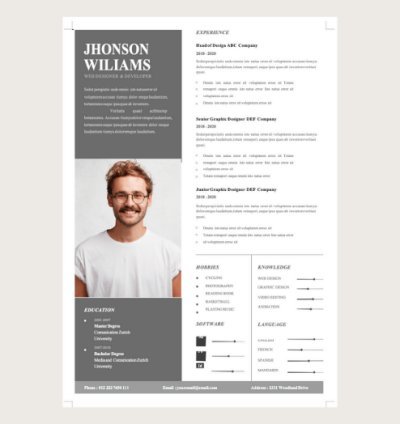 50+ Professional Resume CV Ready made Word Templates