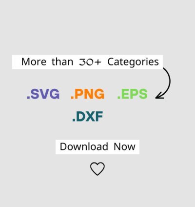 A package of 2500+ SVG, PNG, DXF & EPS Assets for Any Need 8