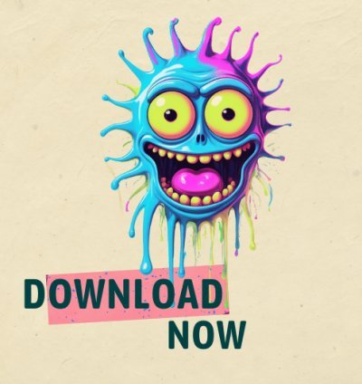 90 Acid-Free Paper Psychedelic Art Pack 7