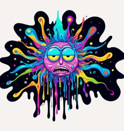 90 Acid-Free Paper Psychedelic Art Pack 6