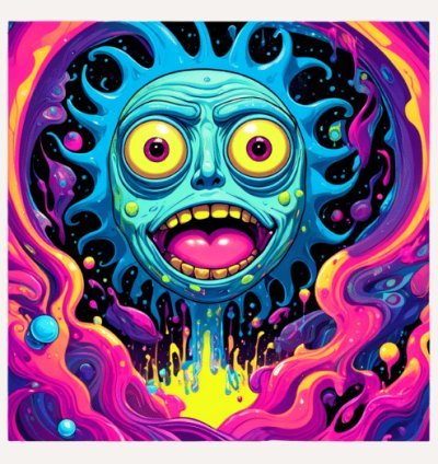 90 Acid-Free Paper Psychedelic Art Pack 5