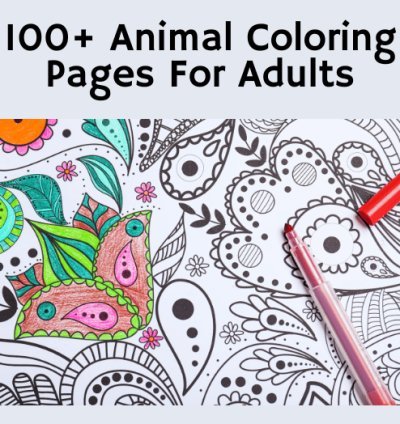 100+ Color Me Calm | Animal Patterns for Anxiety Relief & Focus