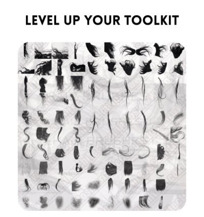 20+ Premium Photoshop Brushes for Digital Art | ABR File Bundle 3