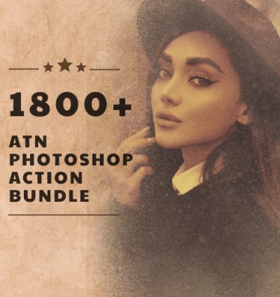 1800+ Premium Photoshop Actions (ATN) | Complete Bundle for Photographers & Designers