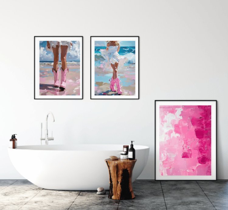 Pink Style Aesthetic High-Resolution Wall Prints