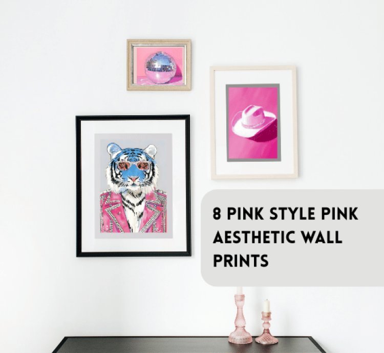 Pink Style Aesthetic High-Resolution Wall Prints