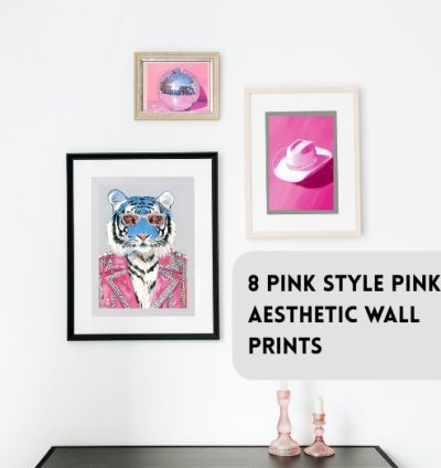 Pink Style Aesthetic High-Resolution Wall Prints