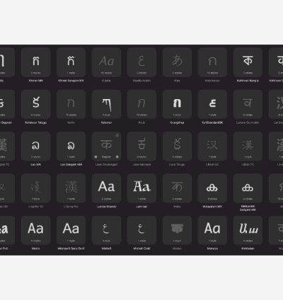 2400 Unique TTF Fonts Bundle Handwriting Calligraphy Vintage Modern Decorative Kit 3