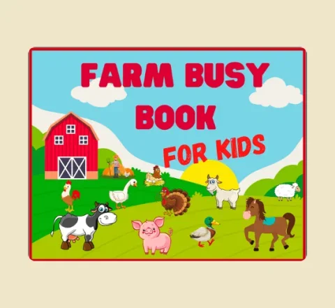 Printable Farm Busy Book | Creative Play & Early Learning | Ages 3–5