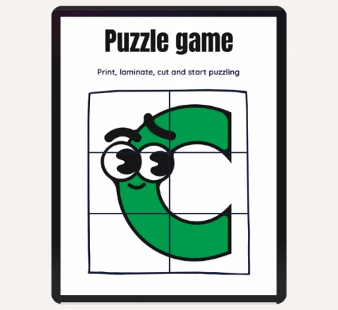 40 Page Printable PDF Puzzle Games for Kids | +Bonus 4