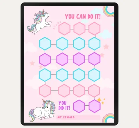 Reward Chart Games for Kids and Adults | 5 Printable PDF Files 3