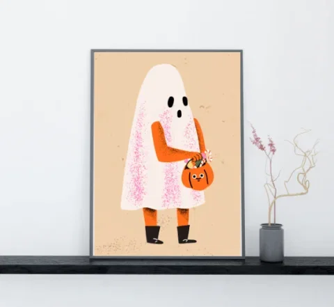 300+ High Resolution Halloween Wall Prints 7