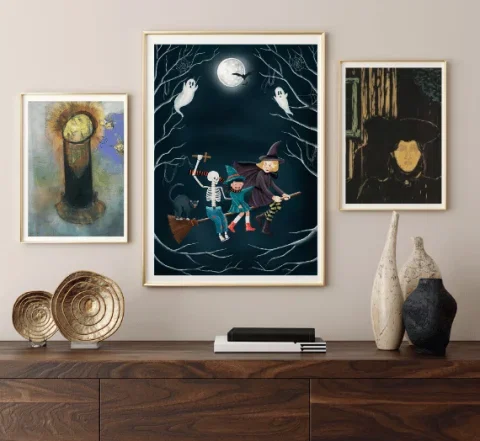 300+ High Resolution Halloween Wall Prints
