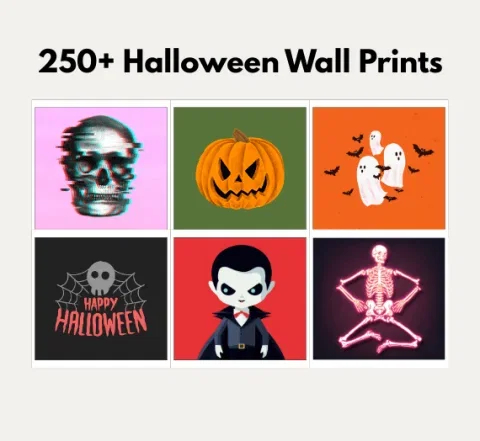 300+ High Resolution Halloween Wall Prints