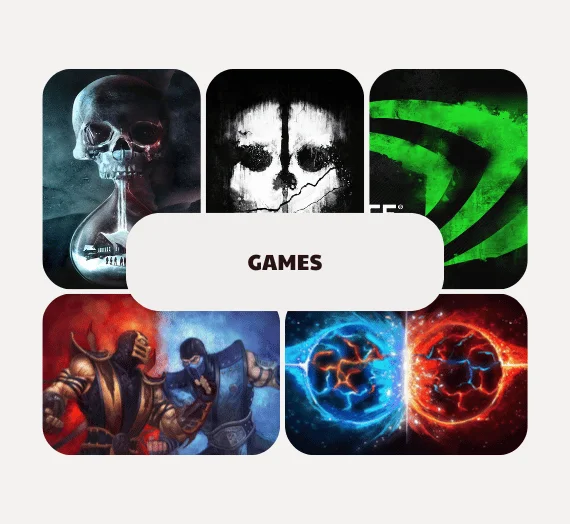 5000 High-Resolution PC Wallpapers with 10 Categories