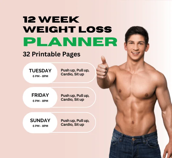 12-Week Workout + Bonus Weight Loss Printable Planners