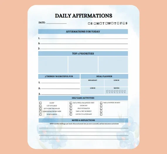 5 Self-Growth Printable PDF Files – Personal Development Toolkits