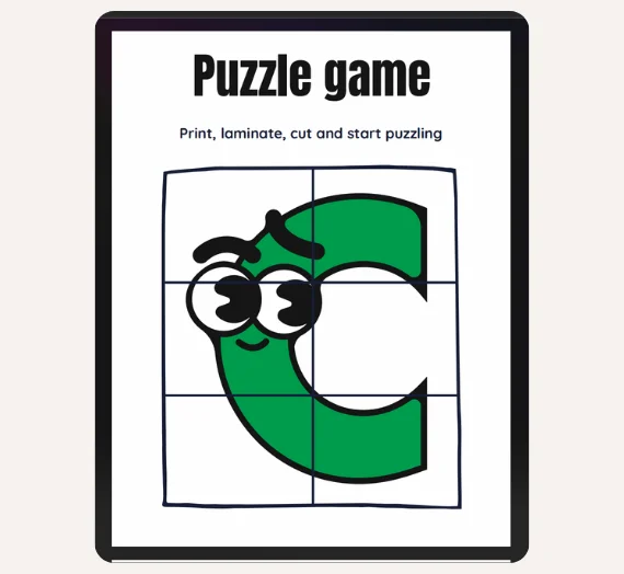 40 Page Printable PDF Puzzle Games for Kids | +Bonus