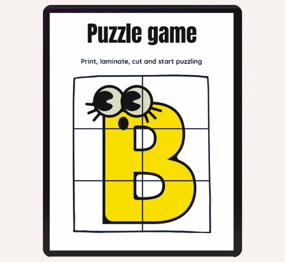 40 Page Printable PDF Puzzle Games for Kids | +Bonus