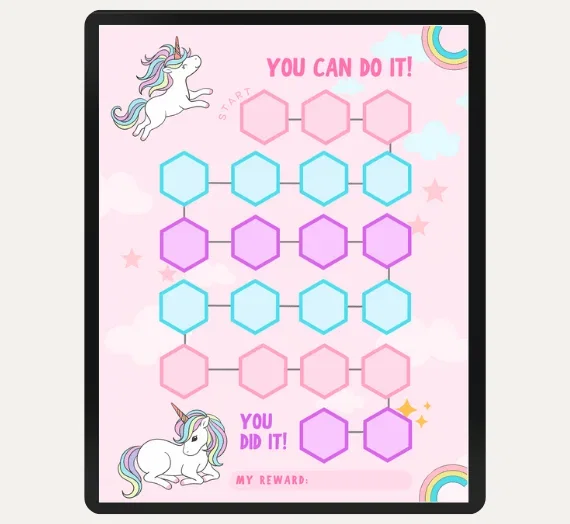 Reward Chart Games for Kids and Adults | 5 Printable PDF Files