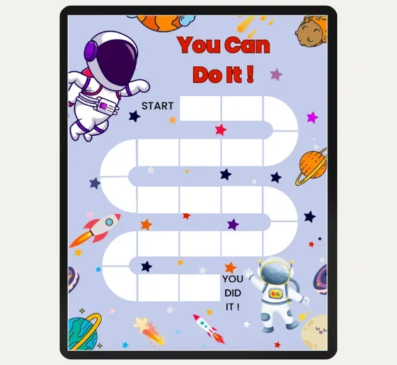 Reward Chart Games for Kids and Adults | 5 Printable PDF Files