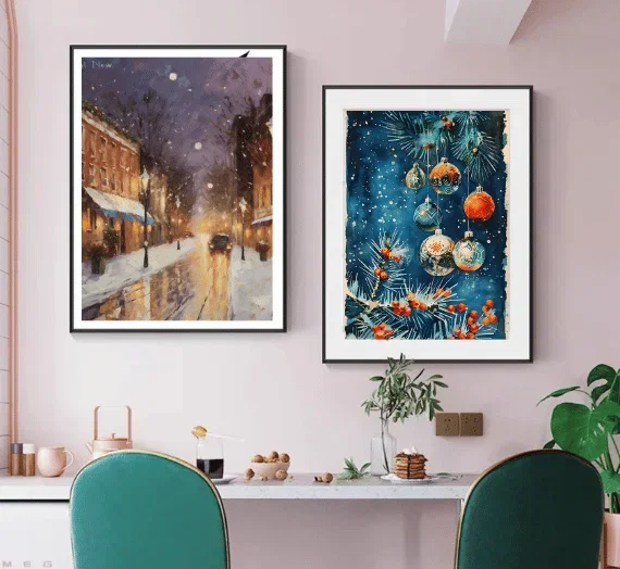 200+ Christmas Wall Art Prints | High-Resolution Festive Images