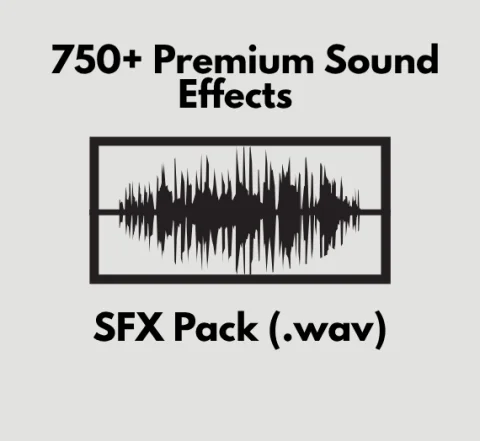 750+ Premium Sound Effects SFX Pack for Creators.