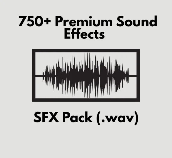 750+ Premium Sound Effects SFX Pack for Creators.